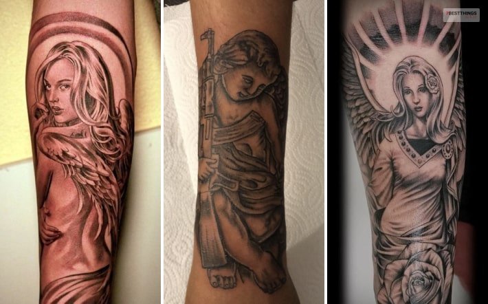 Angel Chicano Tattoos