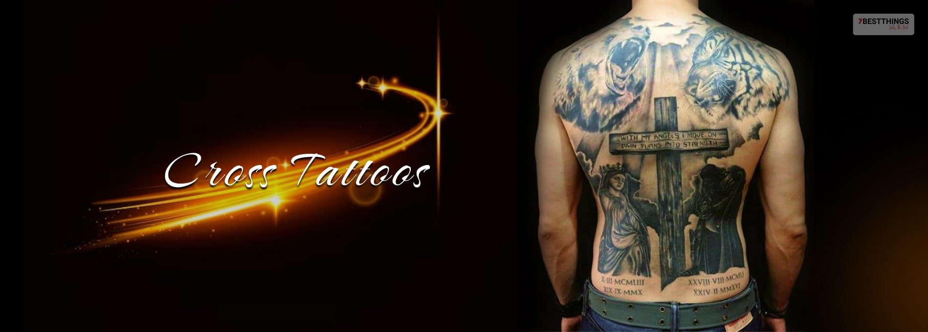 31 Awesome Cross Tattoos For Back  Tattoo Designs  TattoosBagcom
