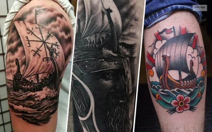 Viking Ship Tattoos   