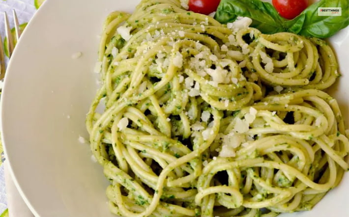 Light Lemon Pesto Pasta